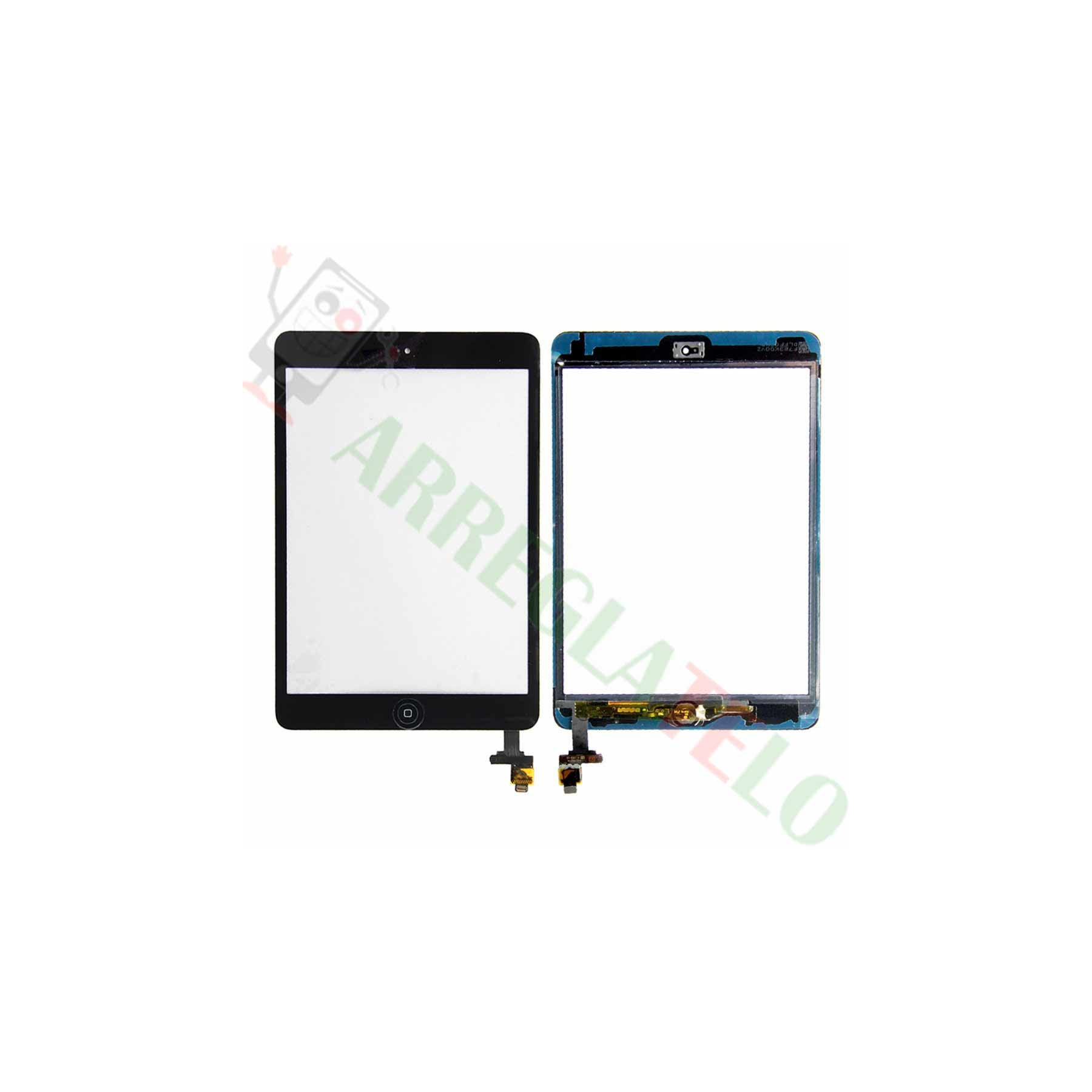 Pantalla Tactil Negro Negra Tableta Ipad Mini 1 2 + Boton Home Con Cip Ic