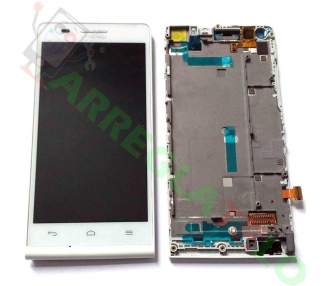Display For Huawei Ascend G6, Color White, With Frame ARREGLATELO - 1